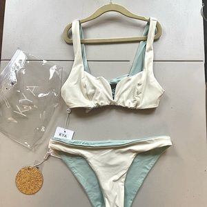 KYA SWIM CARISSA TOP - (CAPRI/SHELL) XS